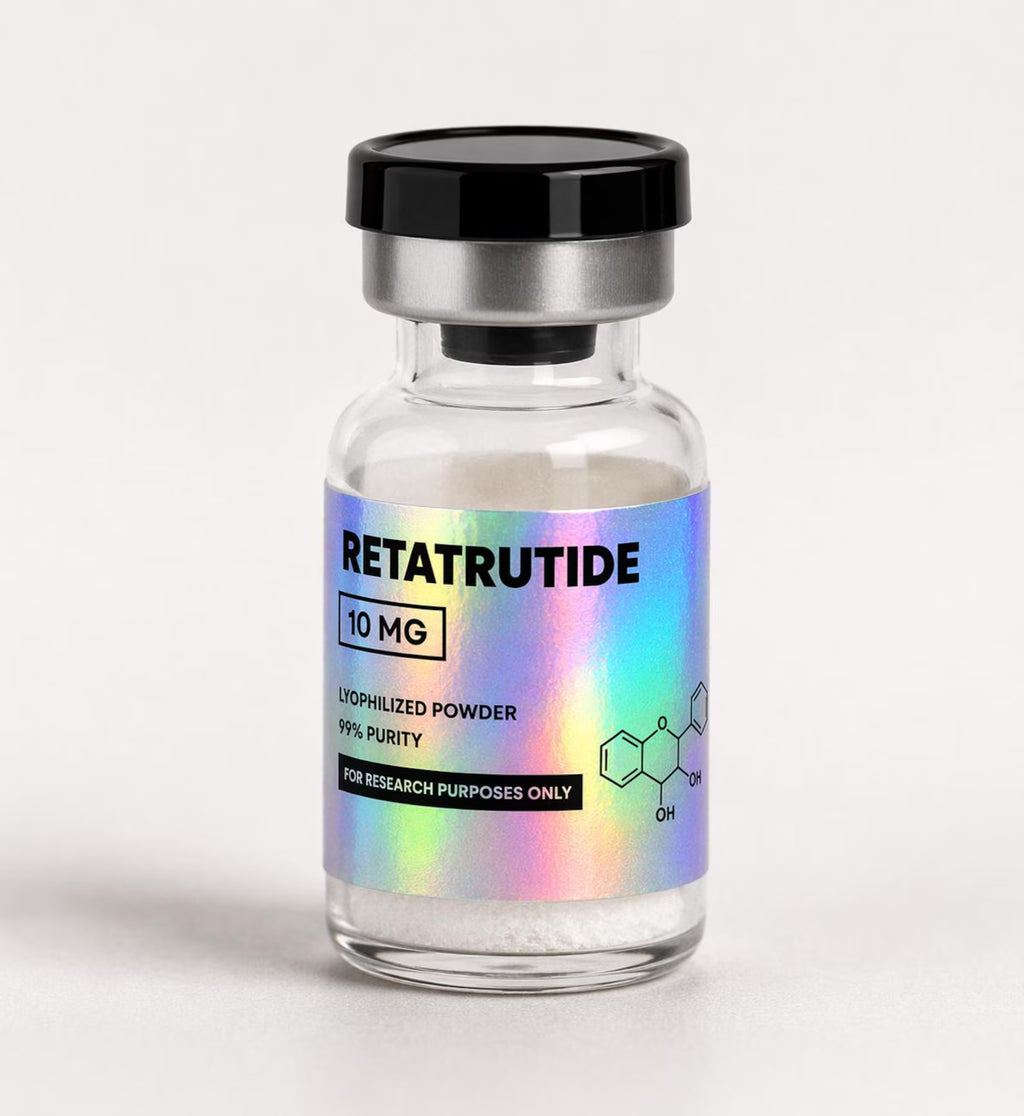 Holographic Peptide Vial Labels