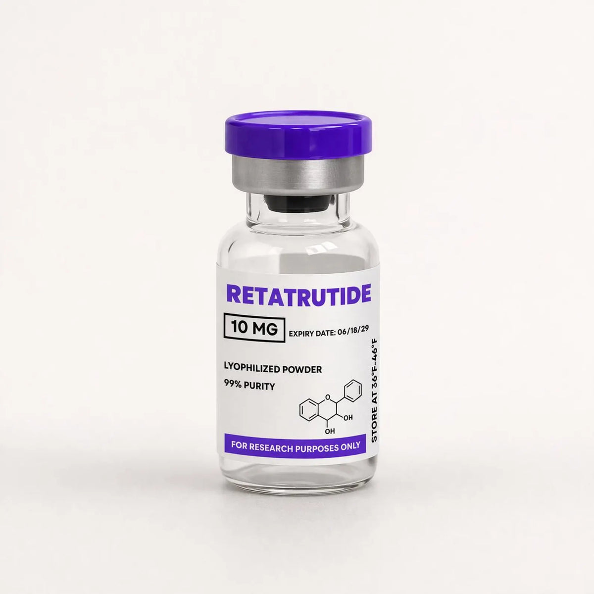 Oil-Proof Lab Style Peptide Vial Labels
