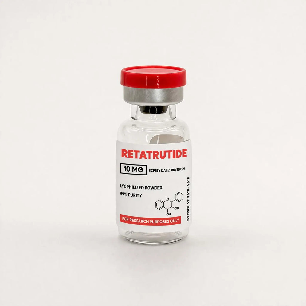 Oil-Proof Lab Style Peptide Vial Labels